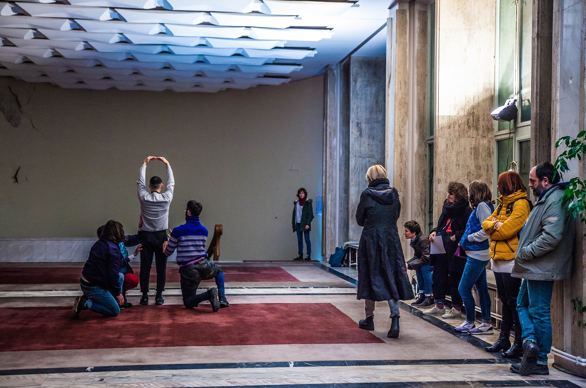 Photo Delicate Instruments of Engagement  2017 National Dance Center Sala Omnia. photo by Alina Usurelu